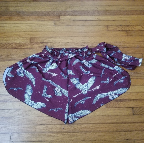 Hedwig owl post flouncy shorts - Picture 2 of 3